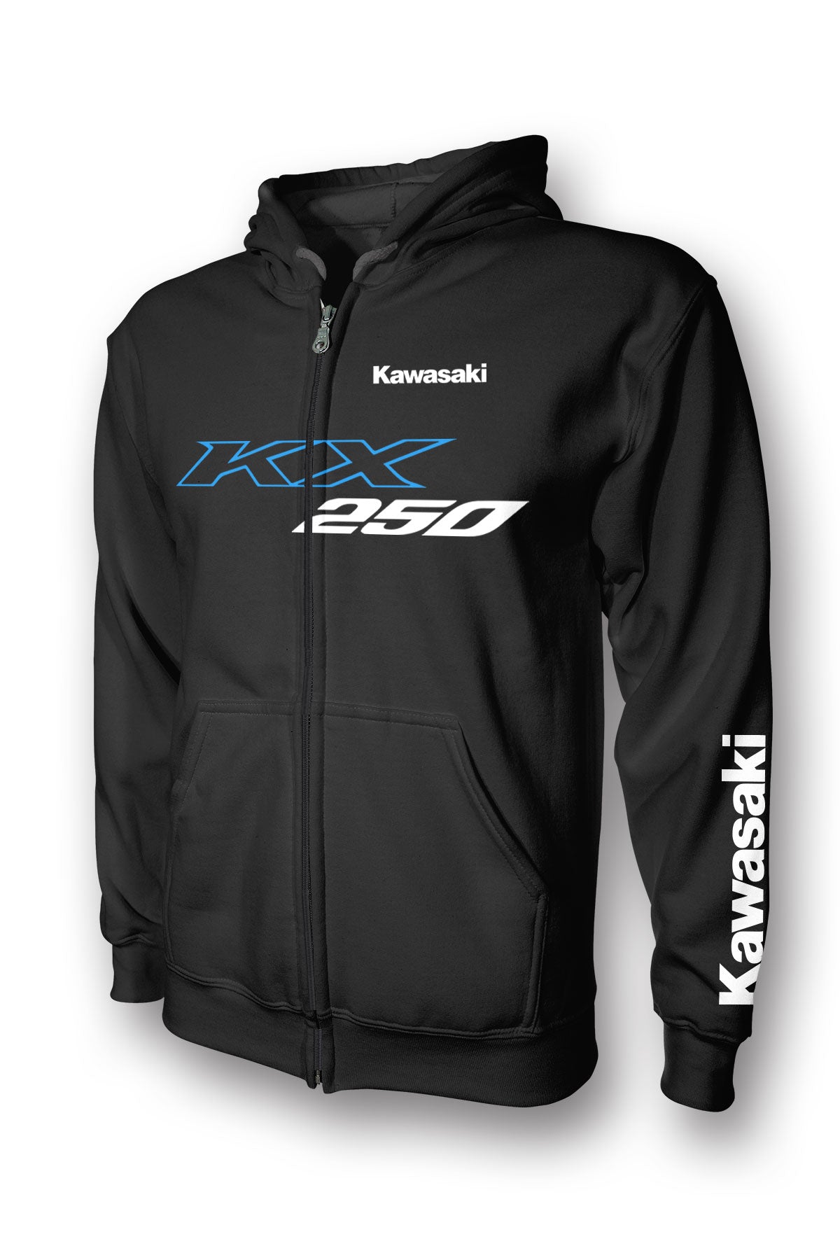 新品未使用　カワサキ　BIGPOCKET HOODIE Kawasaki-Kx-250-Full-Zip-