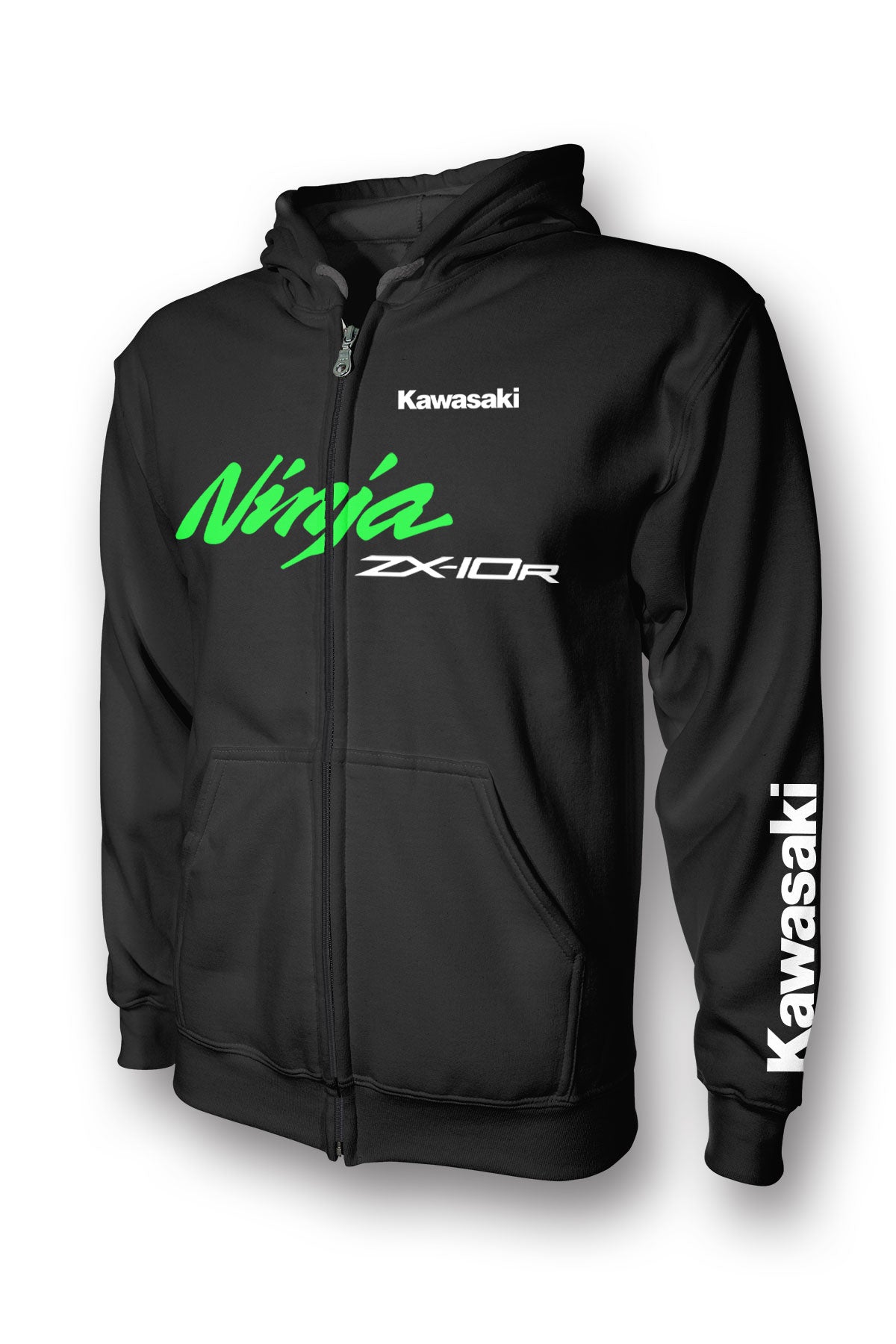 K.A.Z ジップアップフーディー Kawasaki Ninja ZX-10R Full Zip Hoodie | Kawasaki Motorcycle