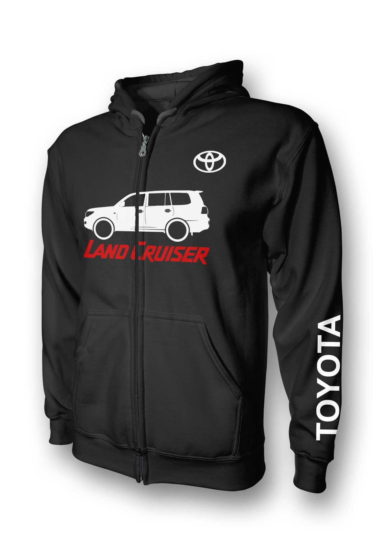 Toyota Land Cruiser Full Zip Hoodie ZEUS