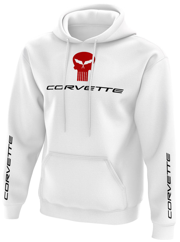 Corvette Racing C5 R Jake Skull Hoodie