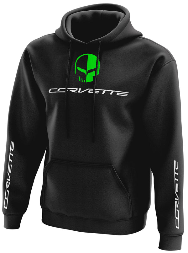 Corvette Racing C7 Jake Skull Hoodie