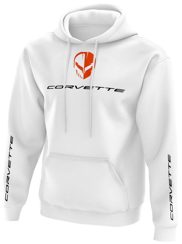 Corvette Racing C8 R Jake Skull Hoodie