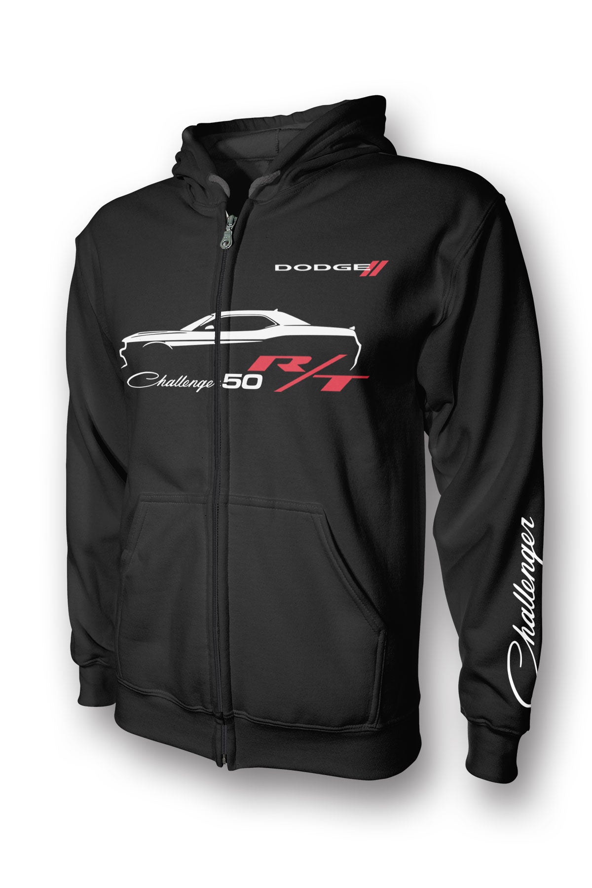 Dodge Challenger RT 50th Anniversary Full Zip Hoodie – Dodge