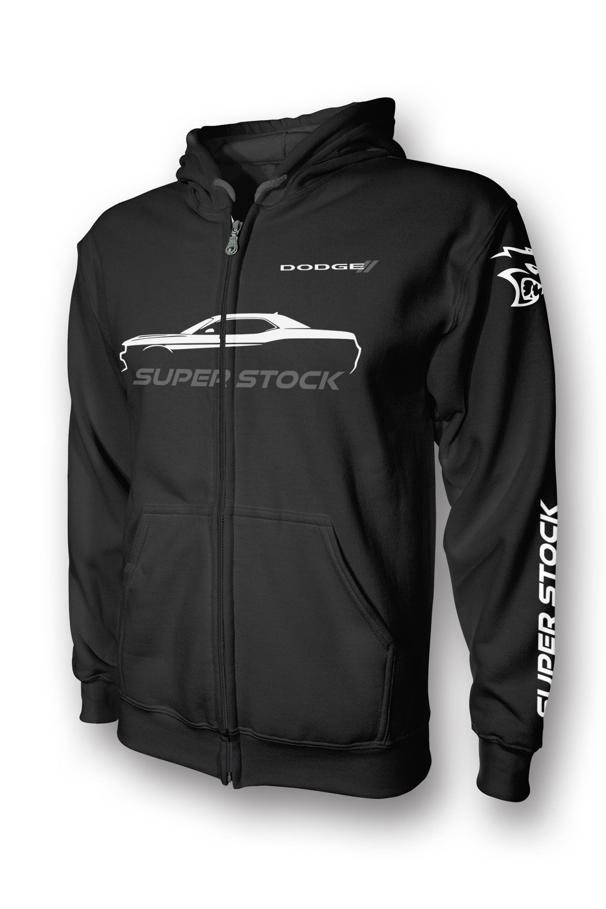 Dodge Challenger Srt Super Stock Full Zip Hoodie ZEUS