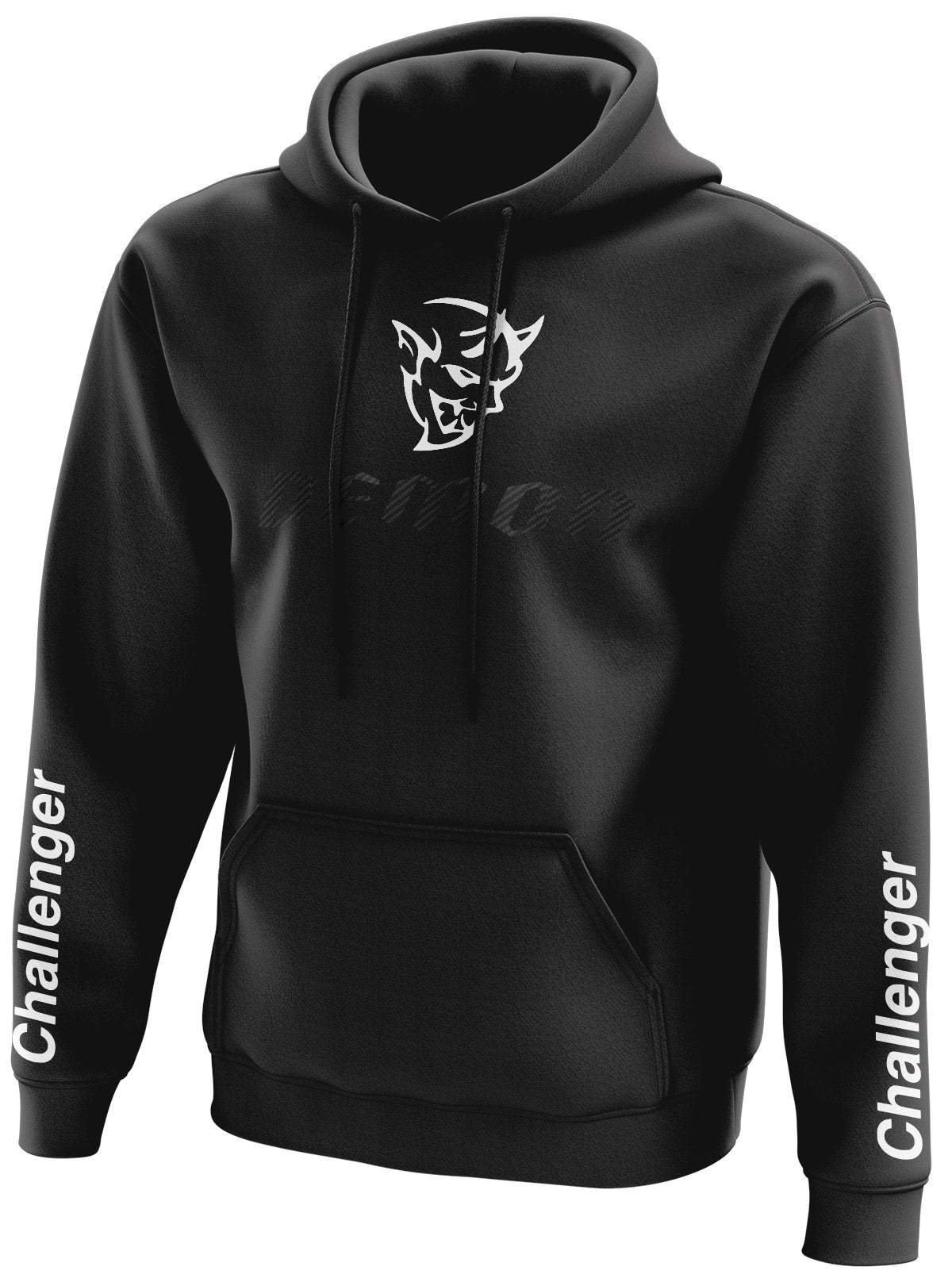 CHALLENGER 10TH SKULL LOGO HOODIE L Challenger SRT Hellcat Classic