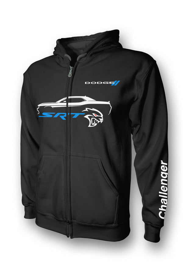 Dodge Challenger Srt Hellcat Redeye Full Zip Hoodie