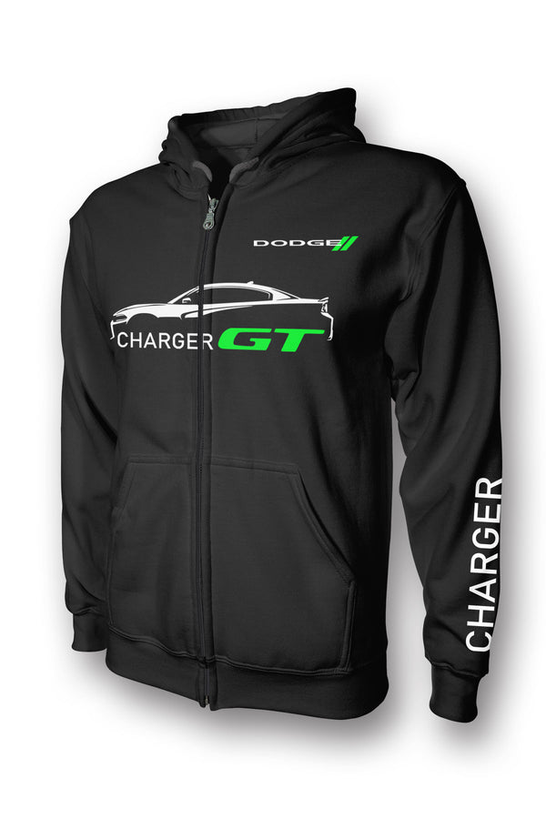 Dodge Charger Gt Full Zip Hoodie