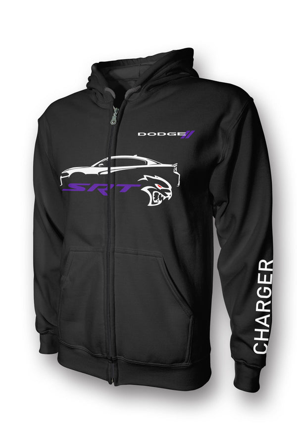 Dodge Charger Srt Hellcat Redeye Full Zip Hoodie