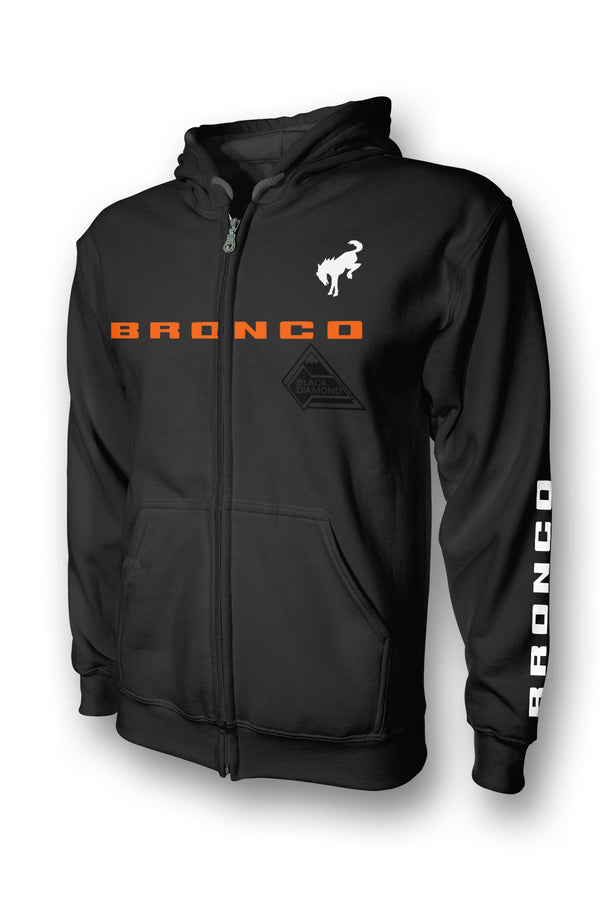 Ford Bronco Black Diamond Full Zip Hoodie