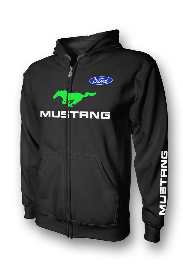 Ford Mustang Logo Full Zip Hoodie