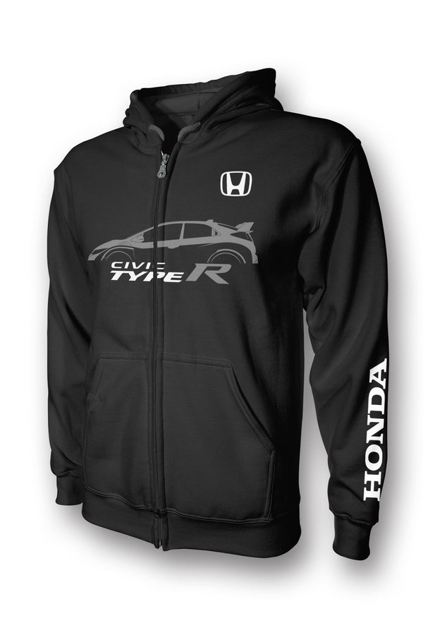 Honda Civic Type-R Fk2 Full-Zip Hoodie