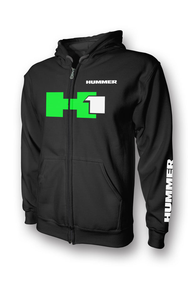 Hummer H1 Logo Full Zip Hoodie