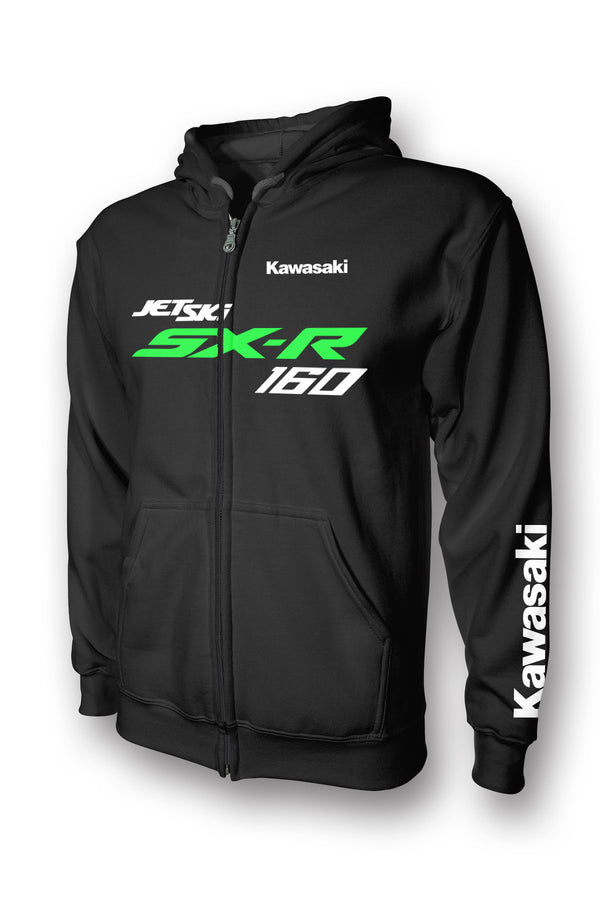 Kawasaki Jet Ski Sx-R 160 Full Zip Hoodie