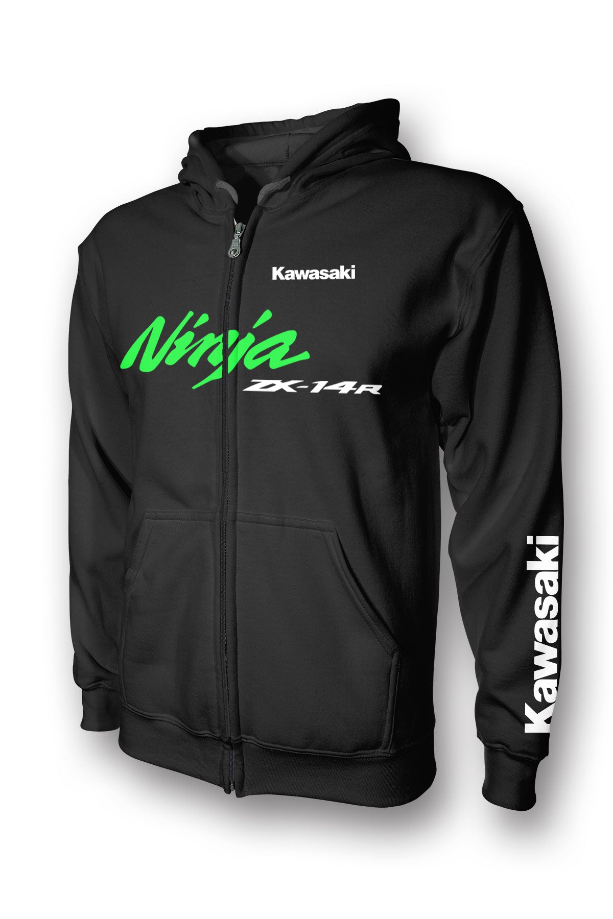Kawasaki Ninja ZX-14R Full Zip Hoodie | Kawasaki Motorcycle