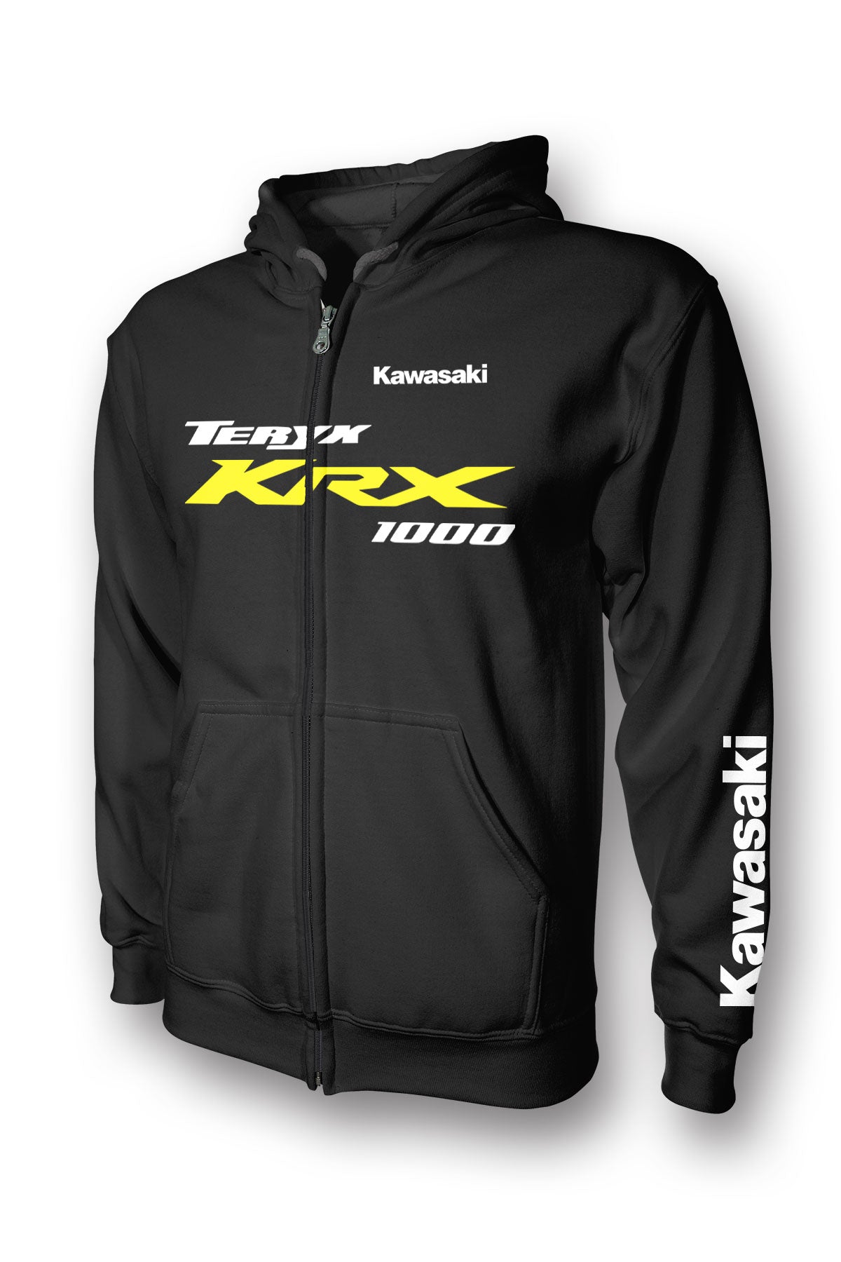 トップス kkkkkkk BICOLOR KP CLASSIC BLACK ZIPP HOODIE