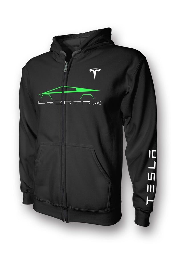 Tesla Cybertruck Full Zip Hoodie