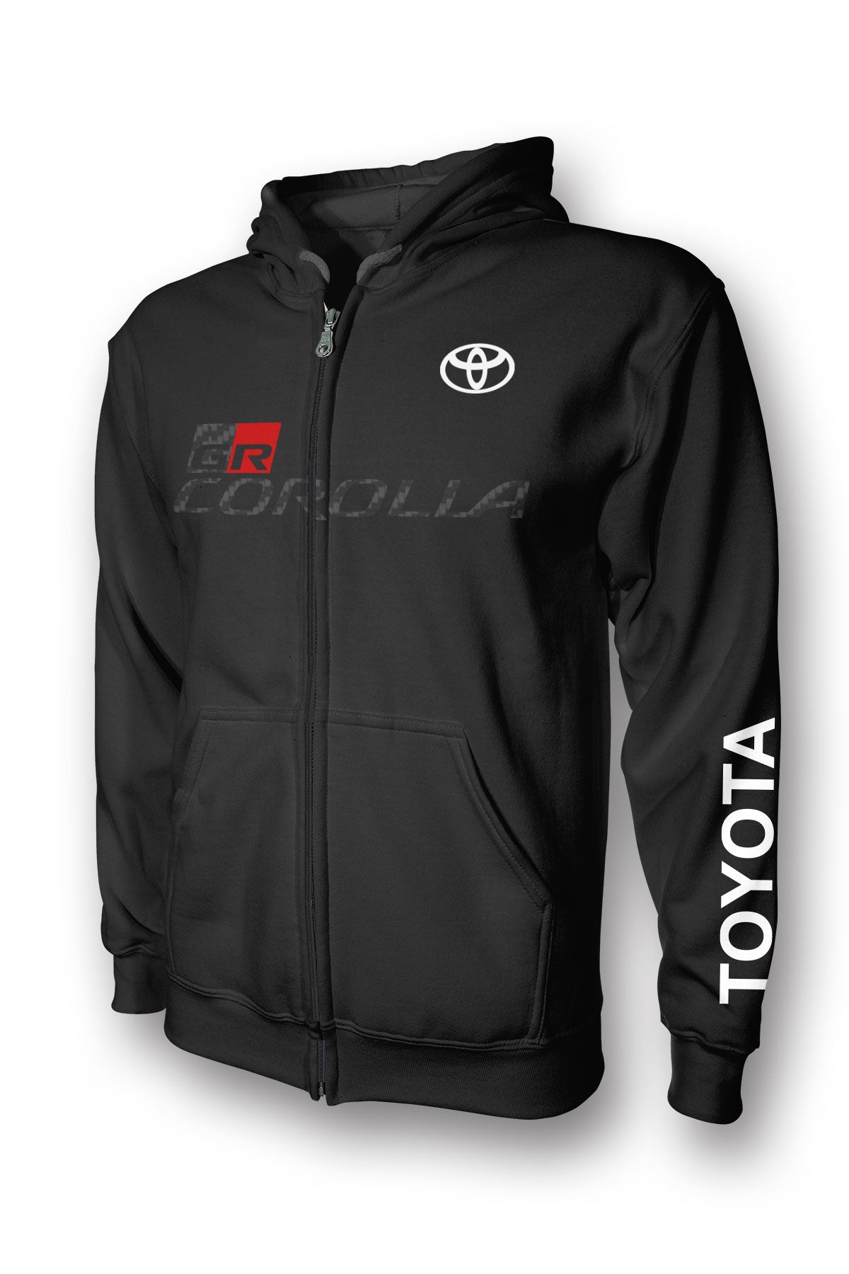 DENSO GRスポーツロゴ フルジップジャケット TOYOTA デカロゴ XL Toyota-Gr-Corolla-Full-Zip-