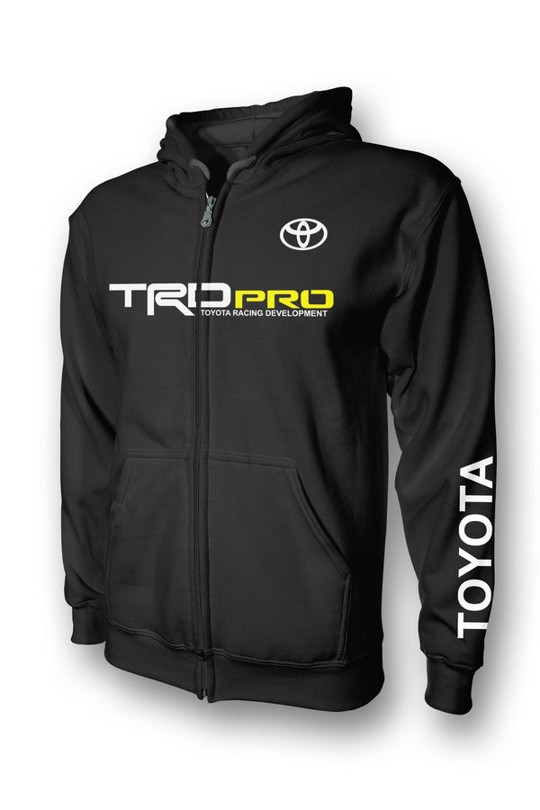 Toyota Trd Pro Logo Full Zip Hoodie