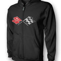Corvette C3 Logo Full Zip Hoodie