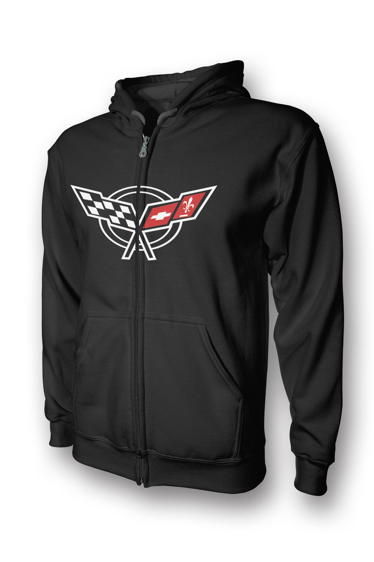Corvette C5 Logo Full Zip Hoodie