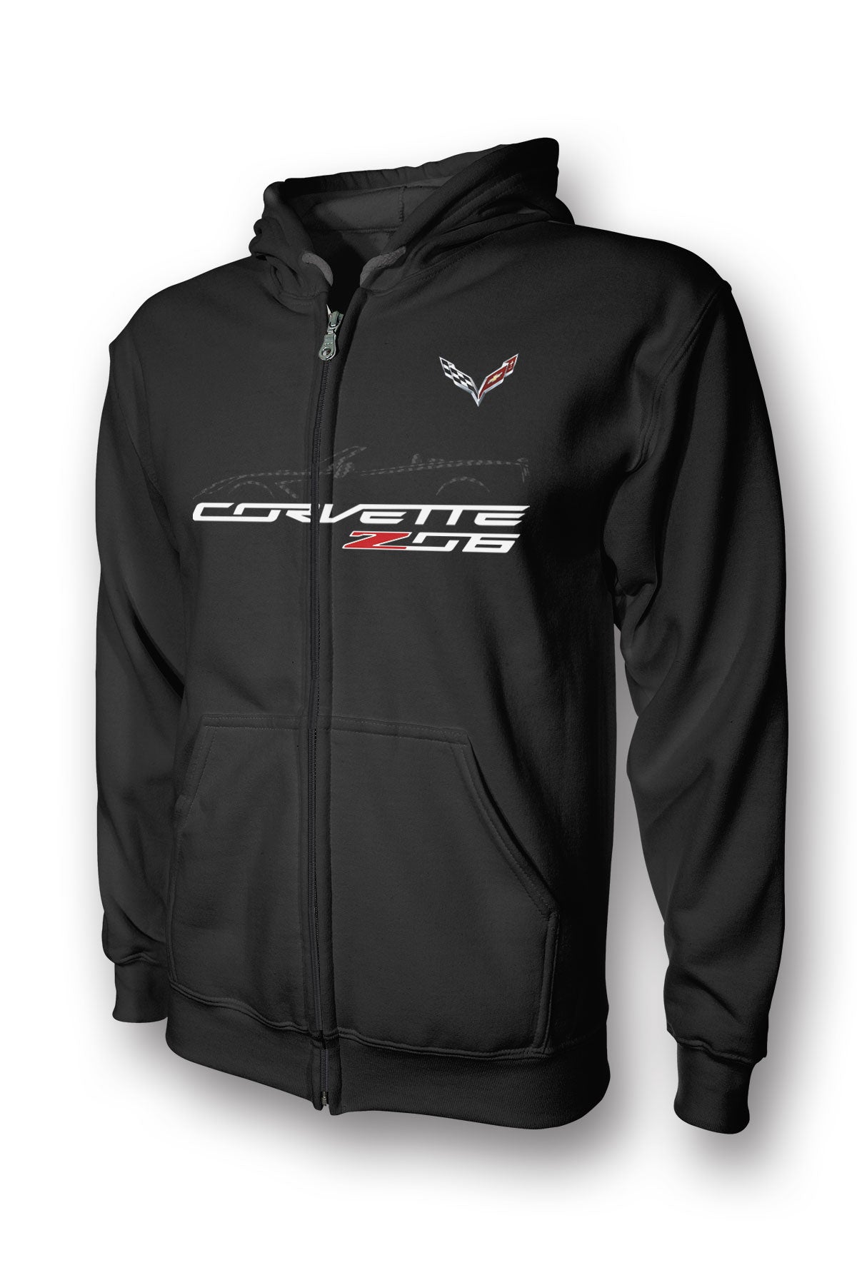 Corvette C7 Z06 Convertible Full Zip Hoodie