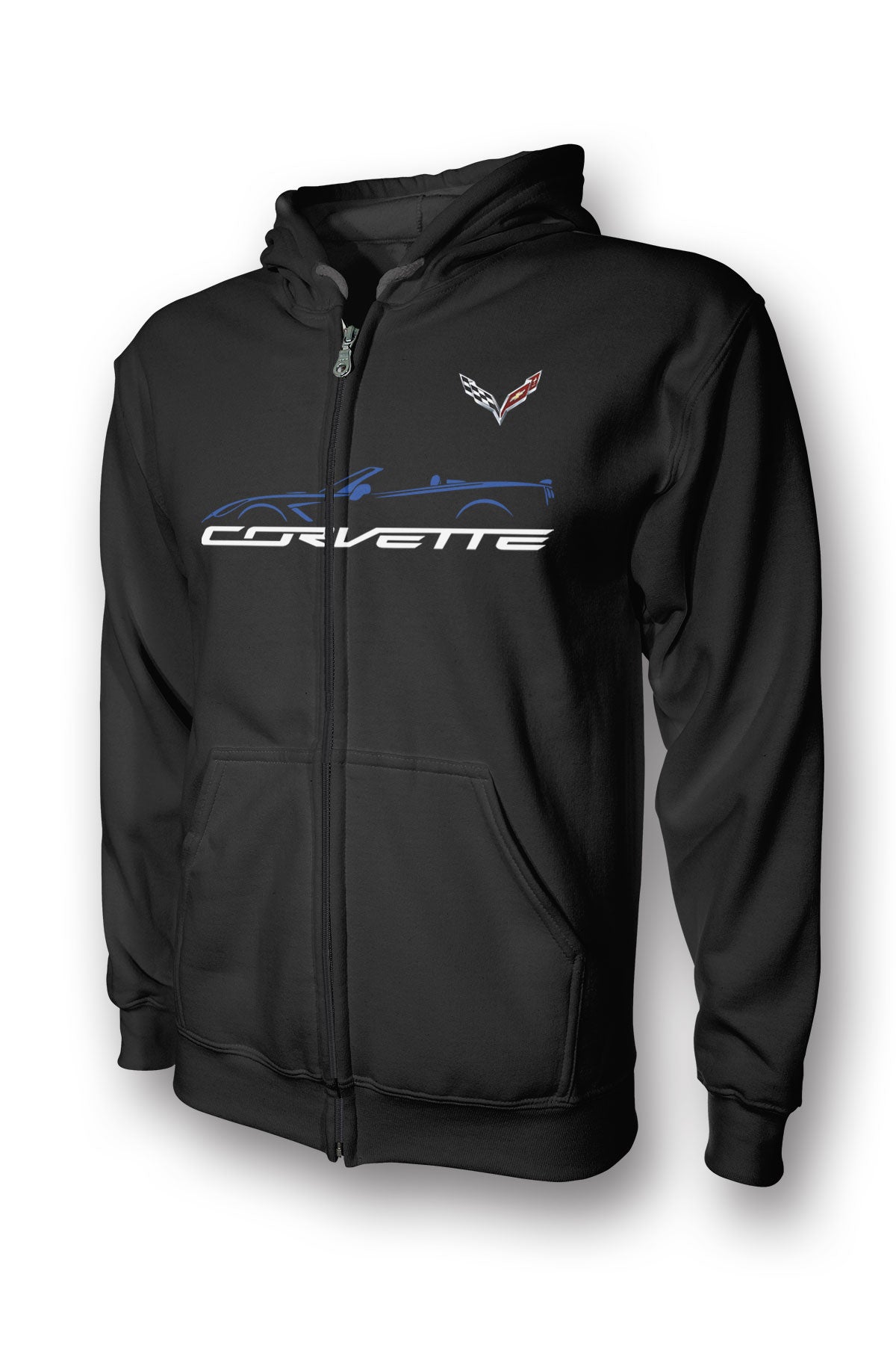 Corvette C7 Convertible Full Zip Hoodie