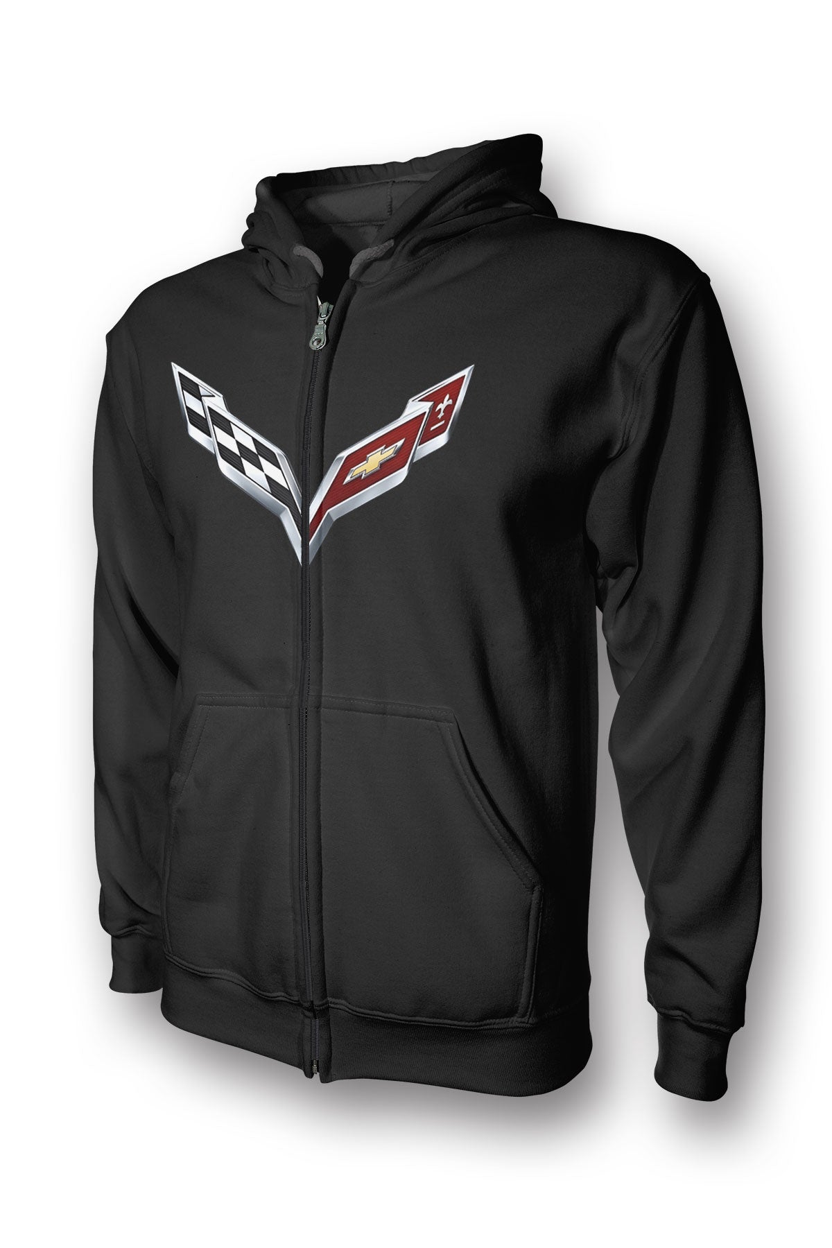 Corvette C7 Logo Full Zip Hoodie