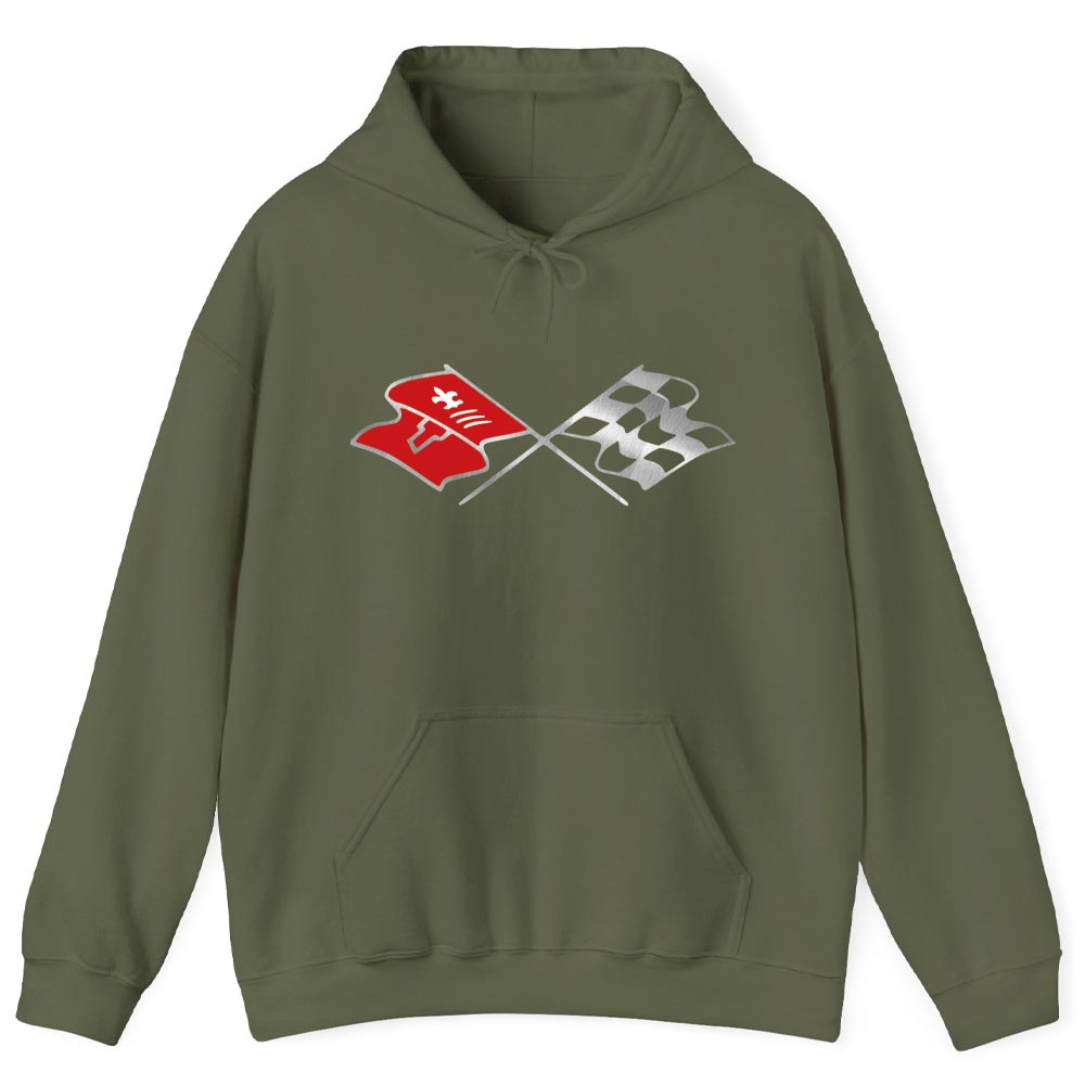 Corvette C3 Logo Pullover Hoodie