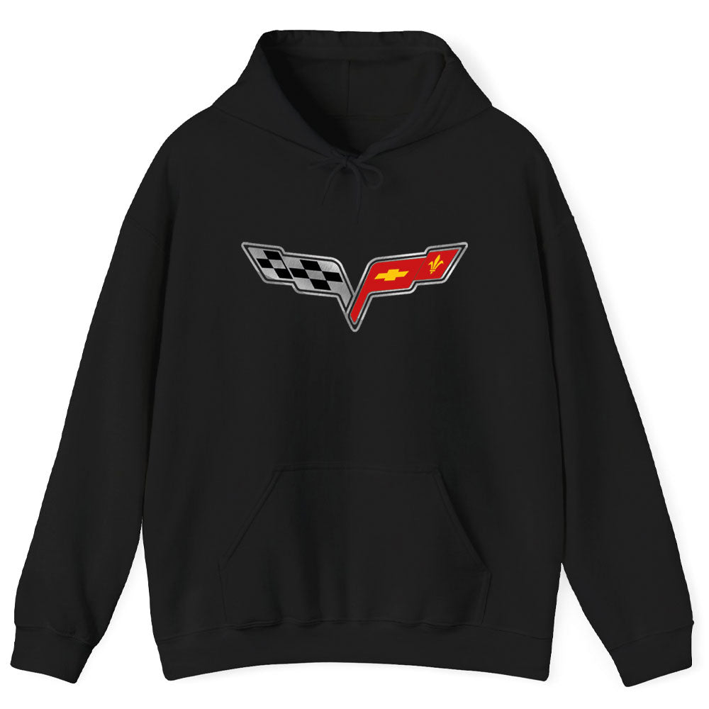 Corvette C6 Logo Pullover Hoodie