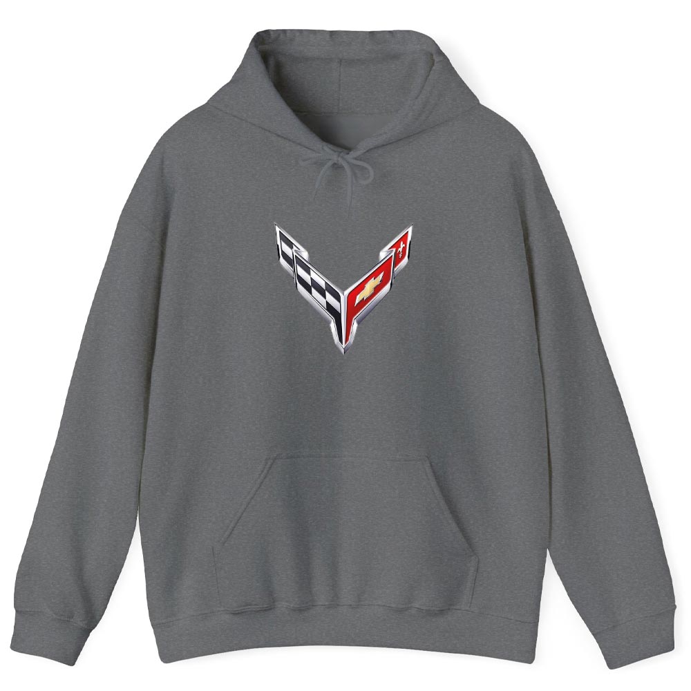 Corvette C8 Logo Pullover Hoodie