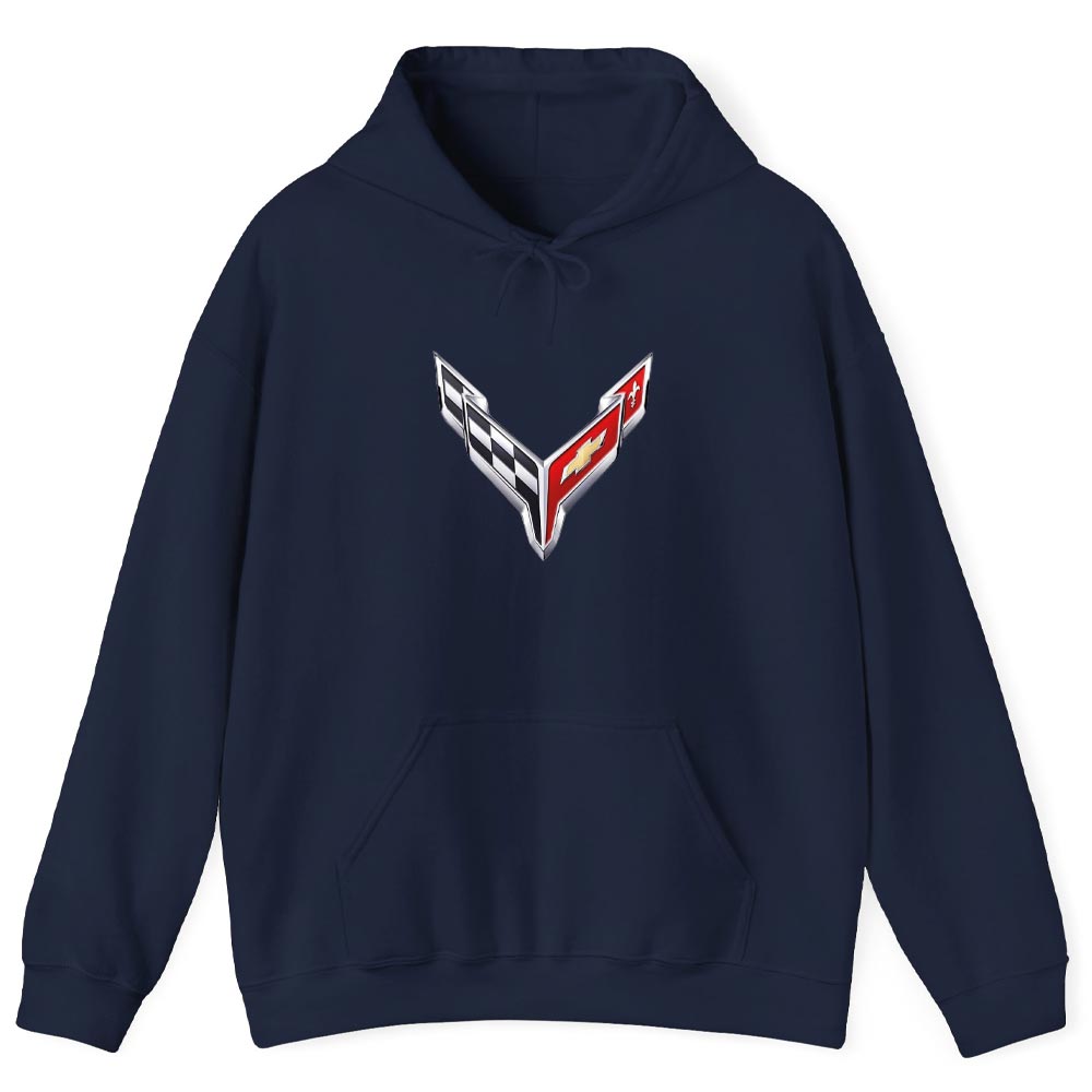 Corvette C8 Logo Pullover Hoodie