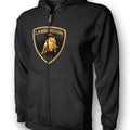 Lamborghini Logo Full Zip Hoodie