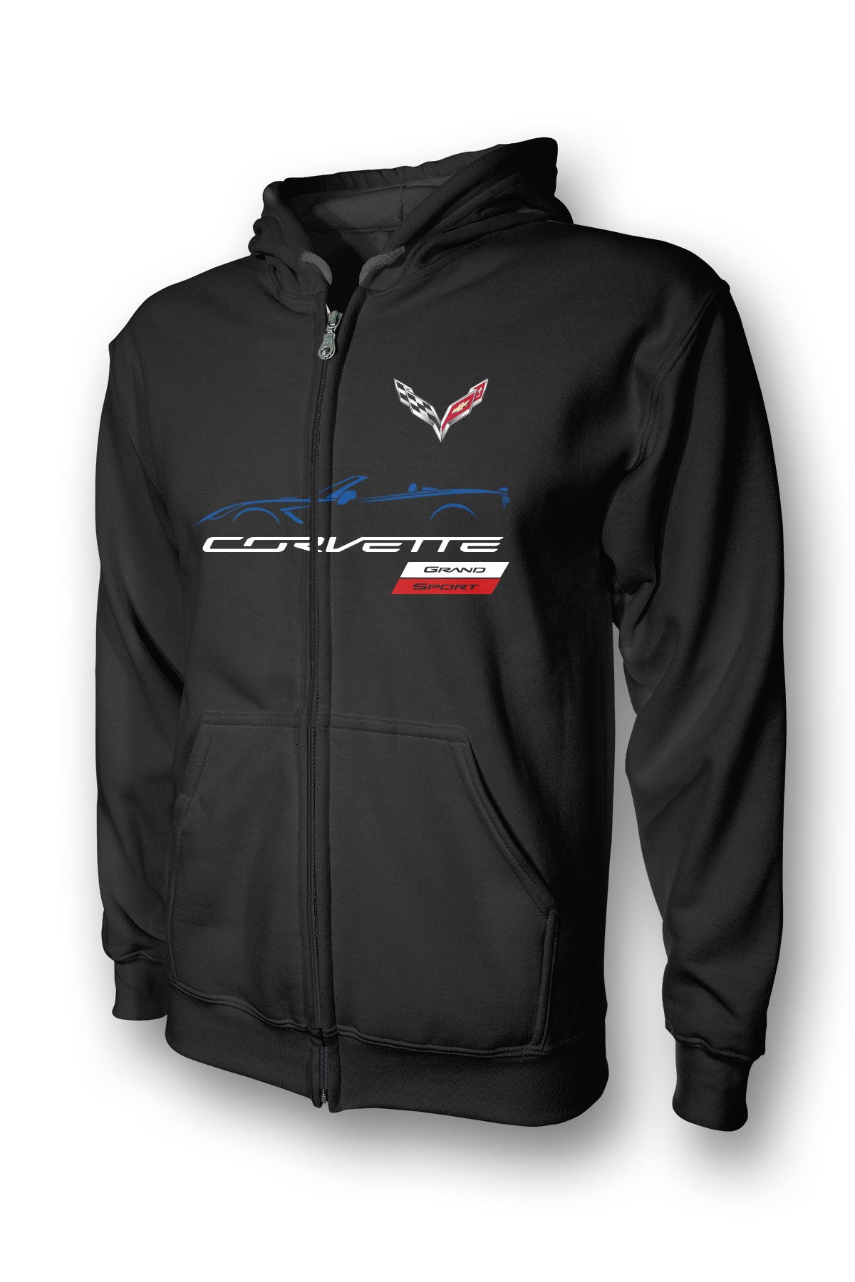 Corvette C7 Grand Sport Convertible Full Zip Hoodie