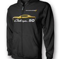 Dodge Challenger 50th Anniversary Full Zip Hoodie