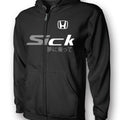 Honda Sick Civic Si Full Zip Hoodie