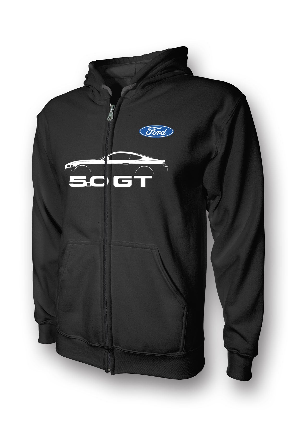 Ford Mustang Gt Full Zip Hoodie