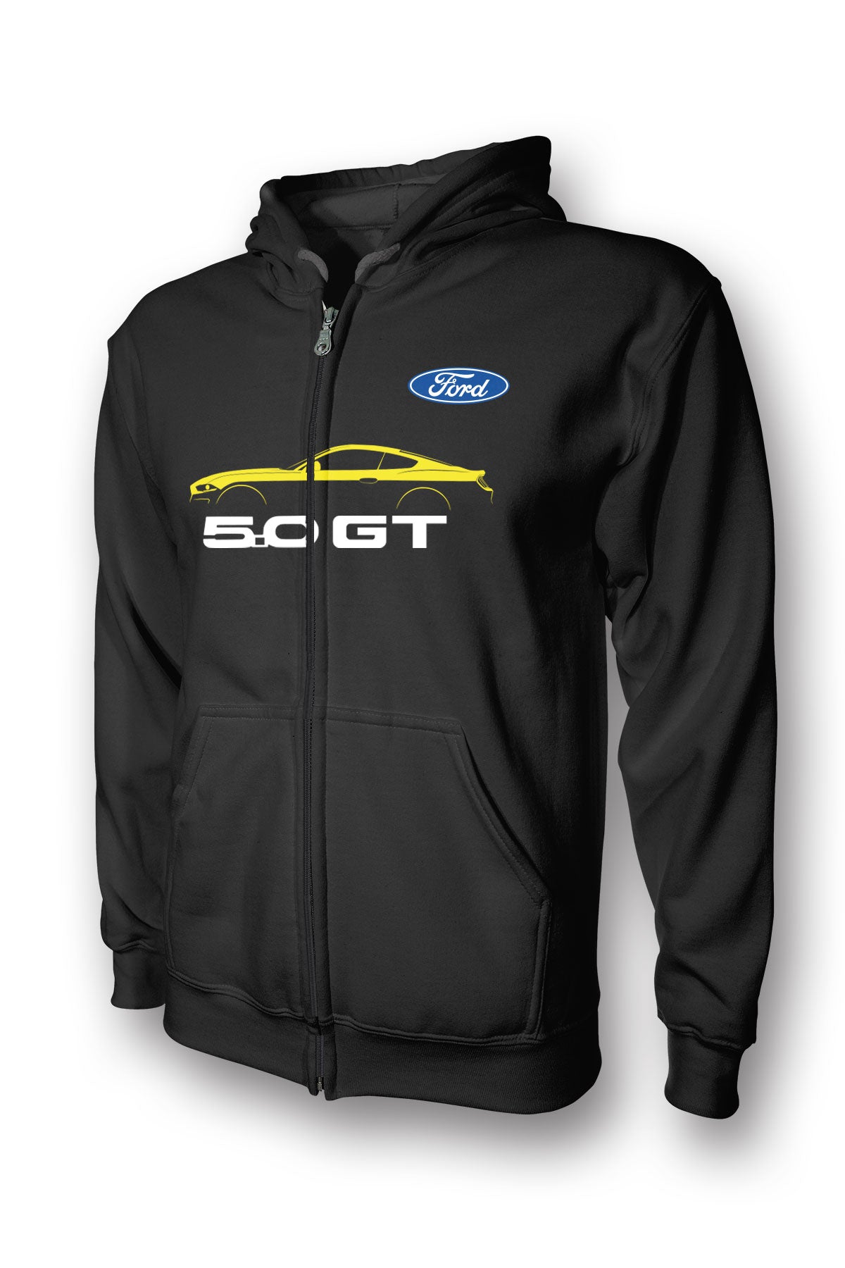 Ford Mustang Gt Full Zip Hoodie