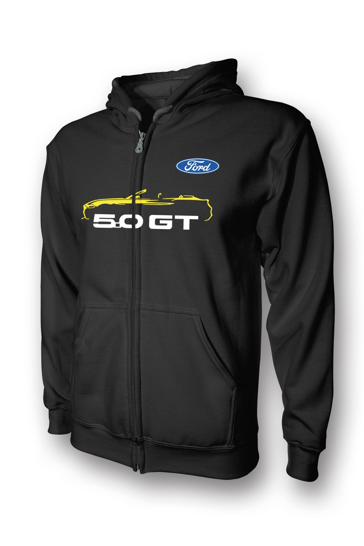 Ford Mustang Gt Convertible Full Zip Hoodie