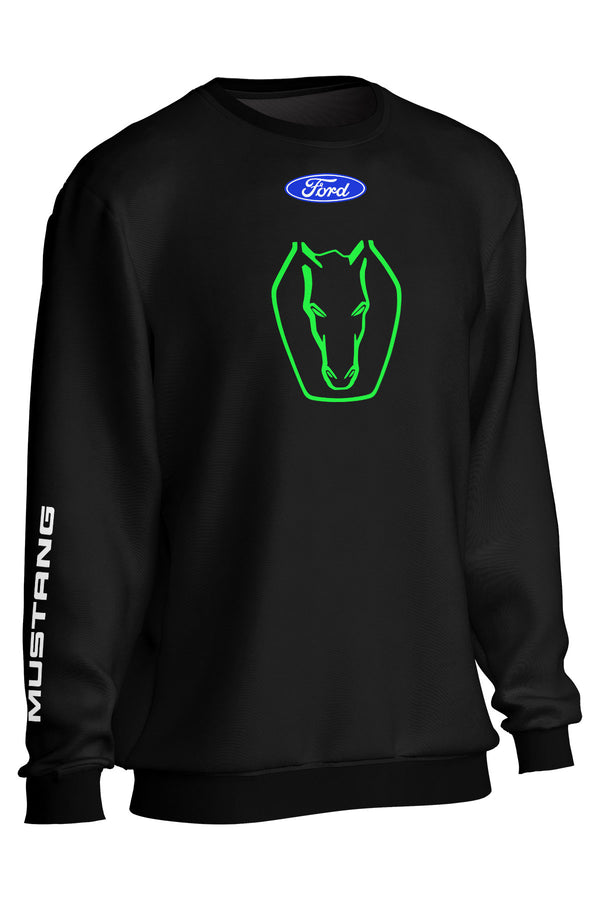 Ford New Mustang Dark Horse Logo Sweatshirt