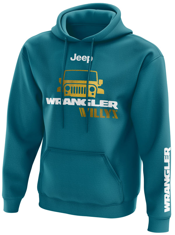 Jeep Wrangler Willys Pullover Hoodie