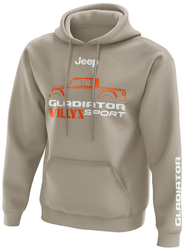 Jeep Gladiator Willys Sport Pullover Hoodie