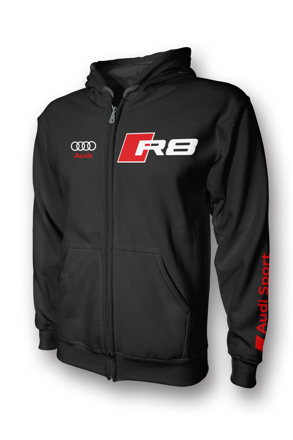 Audi-R8-Unisex-Full-Zip-Hoodie