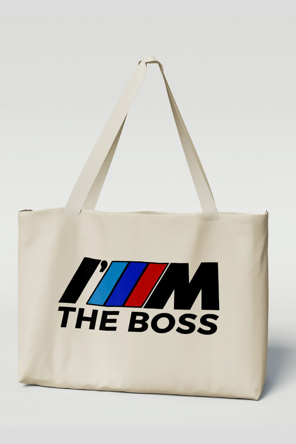 BMW I'm The Boss Canvas Tote Bag