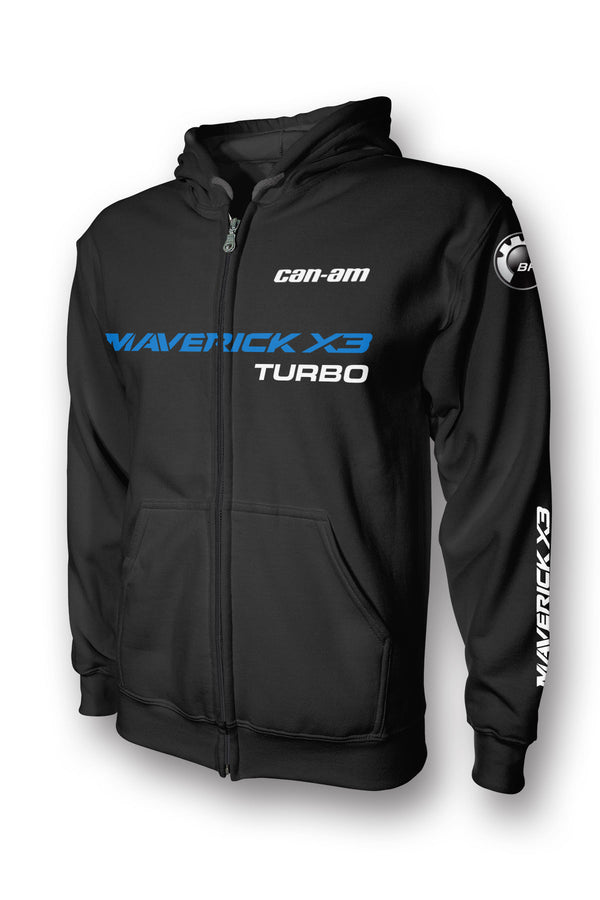 Brp Can-Am Maverick X3 Turbo Full-Zip Hoodie