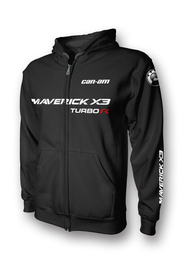 Brp Can-Am Maverick X3 Turbo R  Full-Zip Hoodie