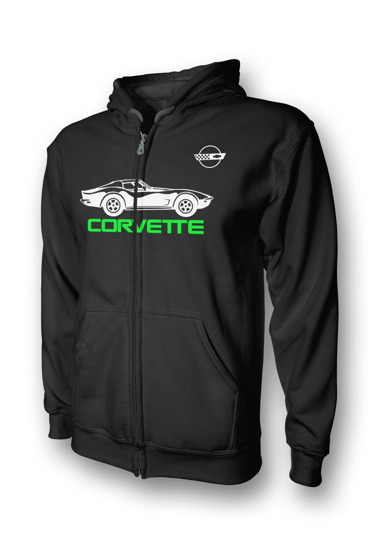 Corvette zippered hoodie online