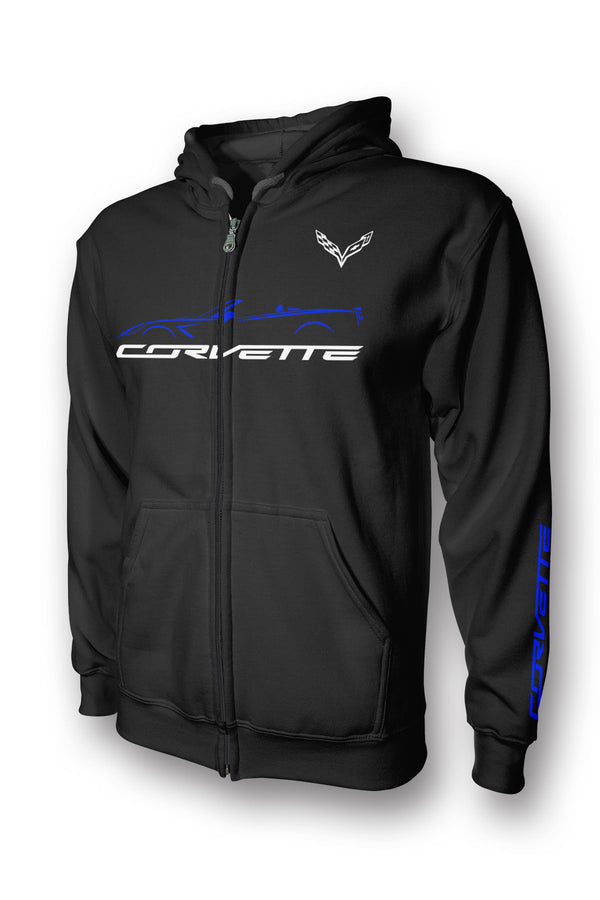 Chevrolet Corvette C7 Convertible Full Zip Hoodie