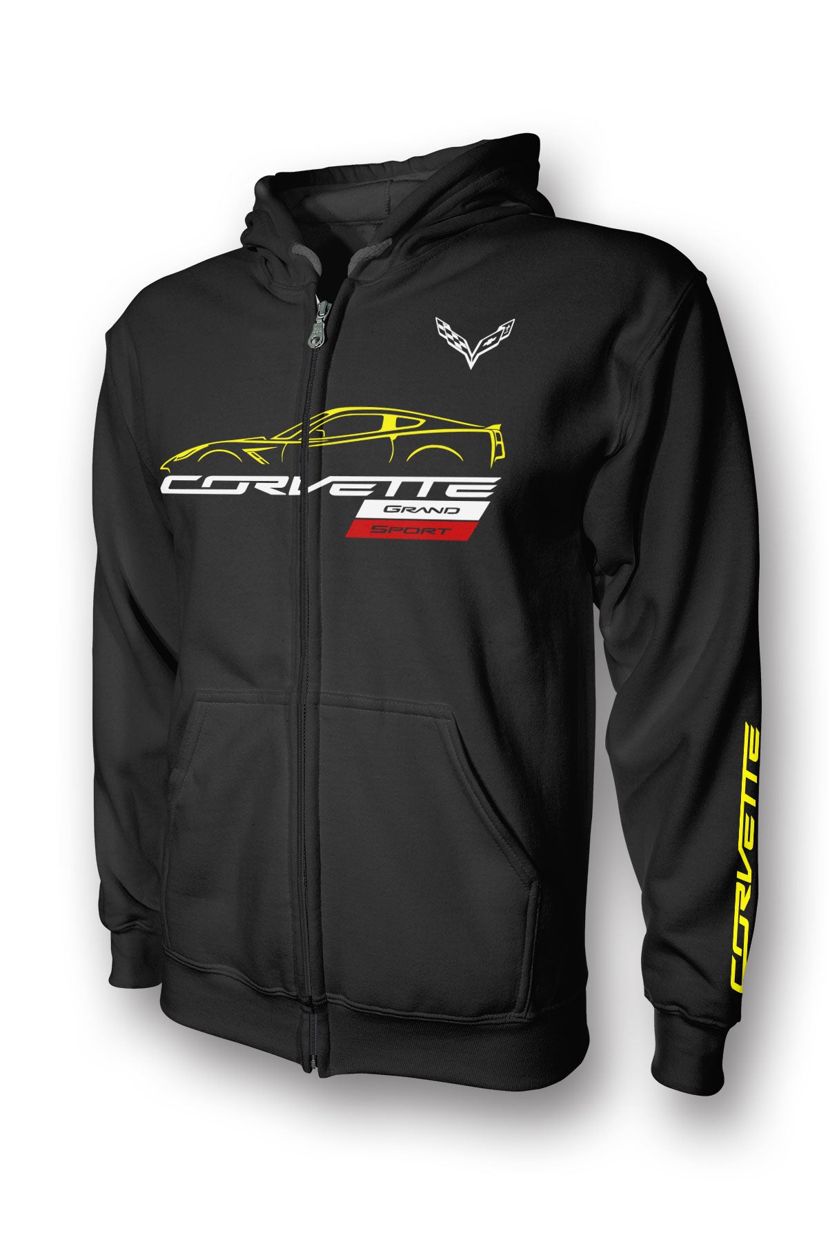 Corvette hotsell zippered hoodie