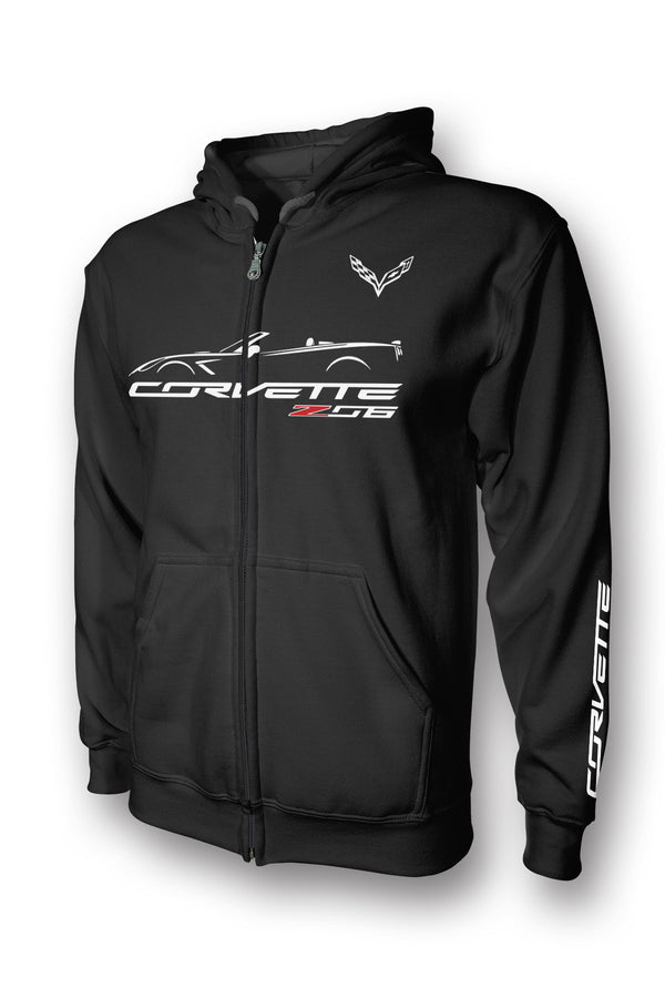 Corvette C7 Z06 Convertible Full Zip Hoodie