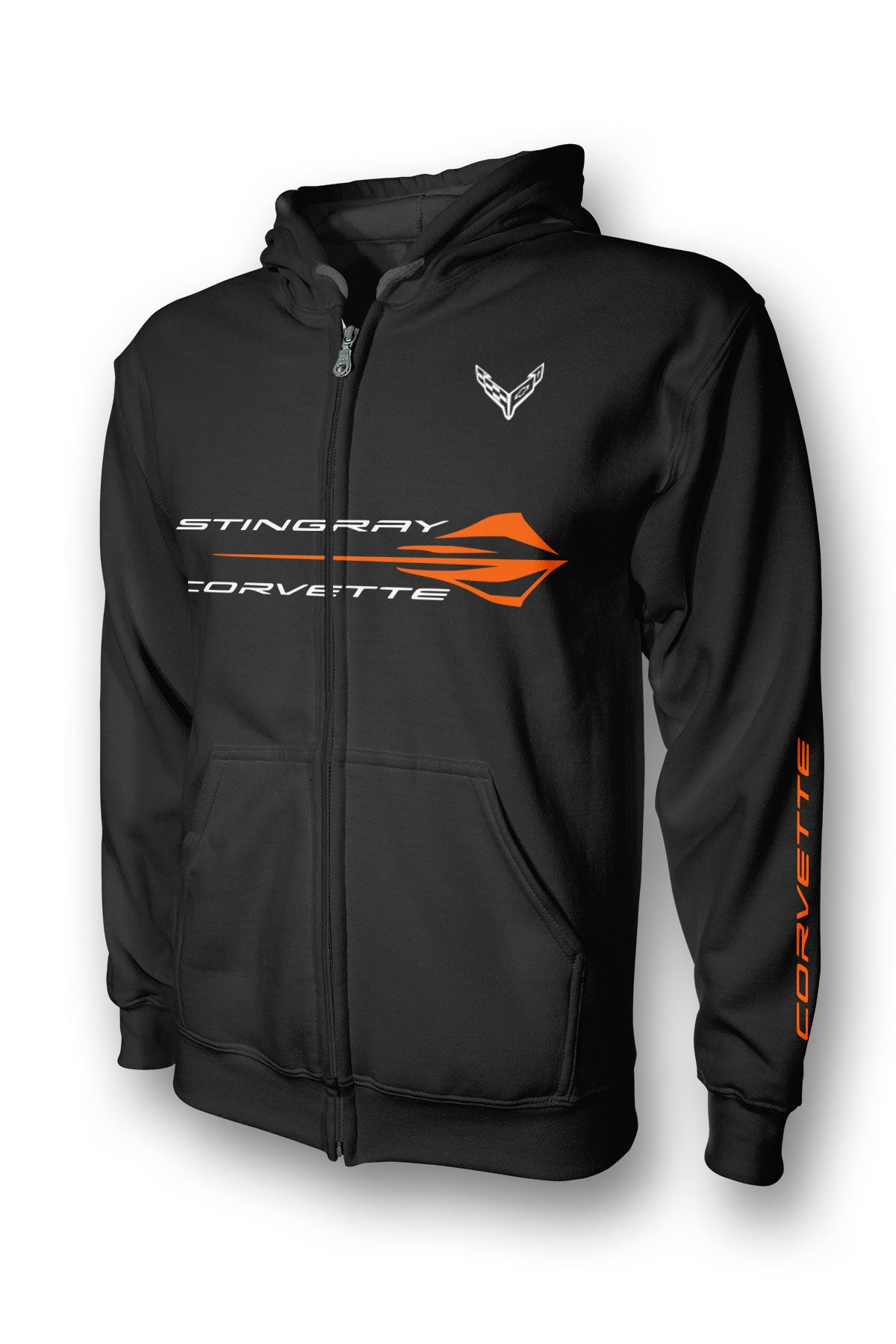 Corvette zippered hot sale hoodie